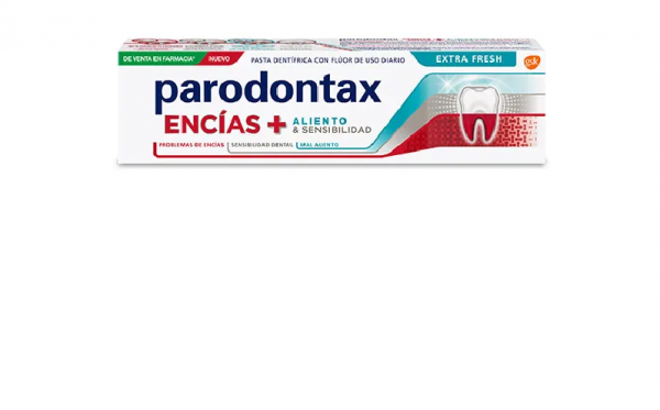 PARODONTAX ENCIAS + ALIENTO & SENSIBILIDAD  EXTRA FRESH  1 TUBO 75 ML